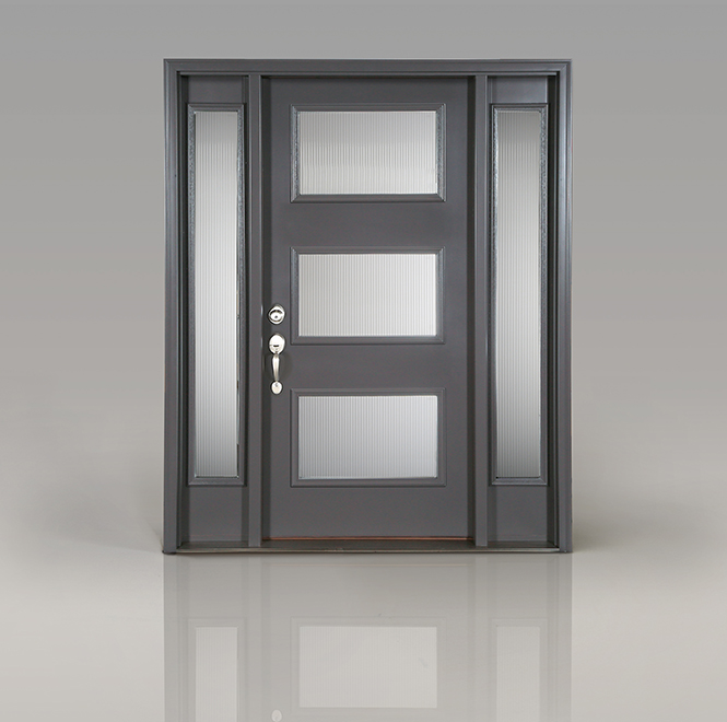 Entry Door Reed Glass