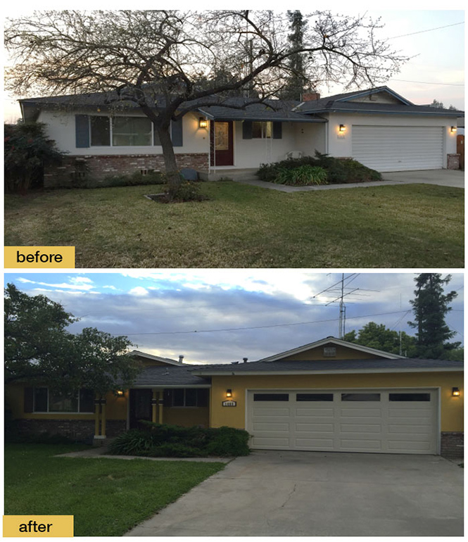 Garage Door Before and After - Steve