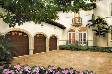 Clopay all-american garage doors on 3 car garage