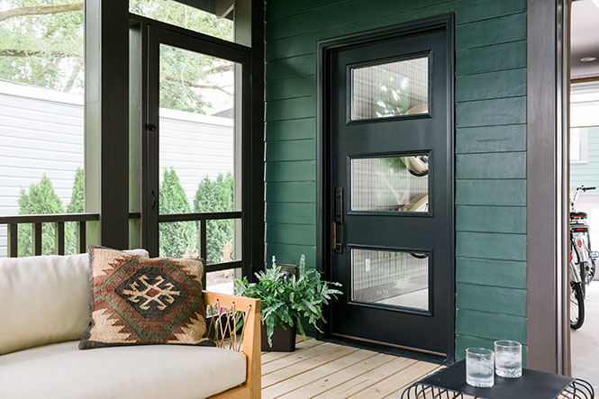 Inside screened porch at Urban Oasis 2016