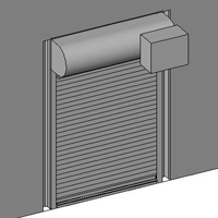 Model CERD10 Service Doors with Between Jamb Mount