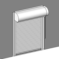 Model CESD 10 Service Doors with Between the Jamb Mount