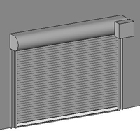 Model CESD20 Service Doors with Face of Wall Mount