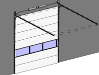 Complete Overhead Commercial Door Model 3220