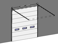 Complete Overhead Commercial Door Model 3300