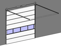 Complete Industrial Series Commercial Overhead Door Model 520s