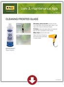 How to Clean Frosted Glass