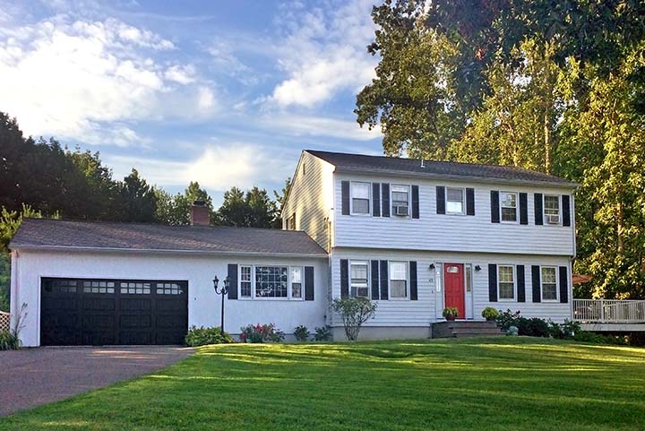 New Clopay Garage door on beautiful house