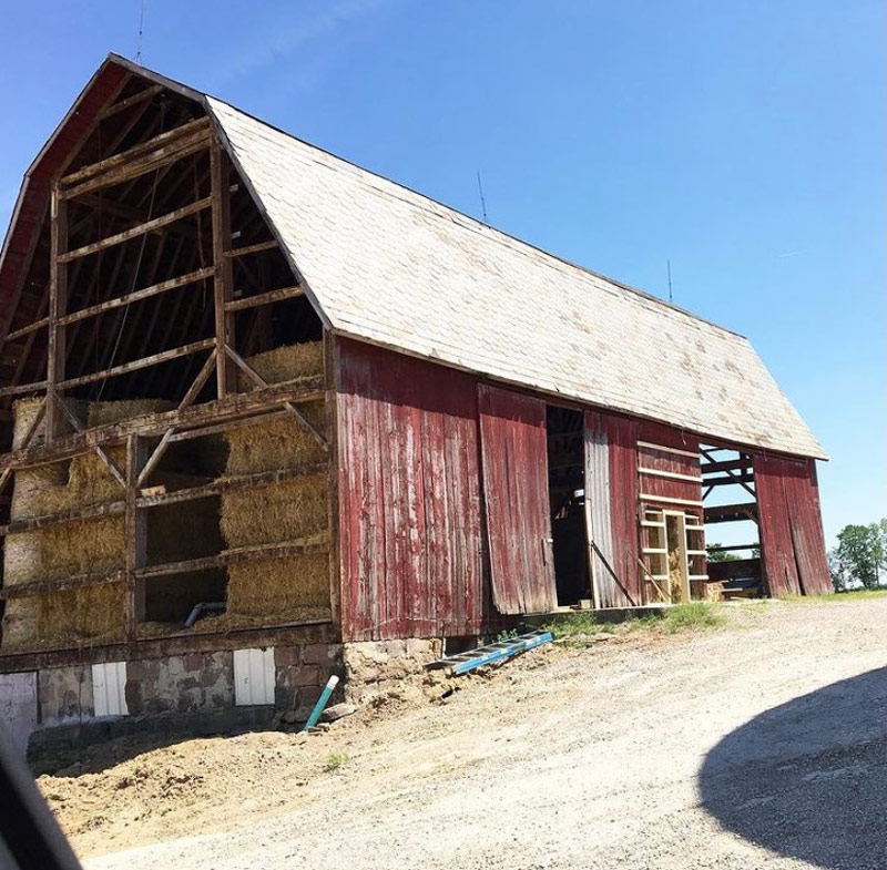 Chandler Farmhouse Barn Before