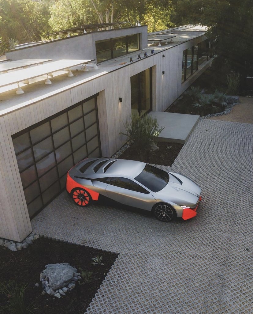 Avante AV Garage Door on Bridge House Aerial View