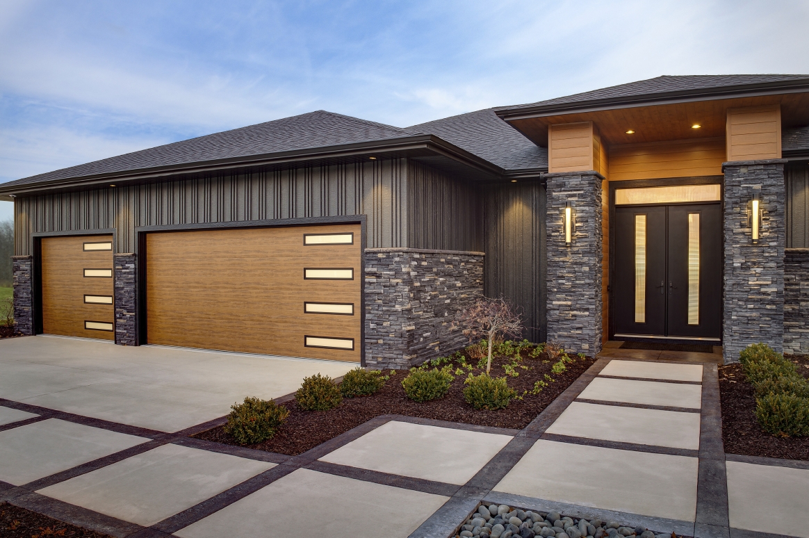 Modern Steel Clopay Garage Door