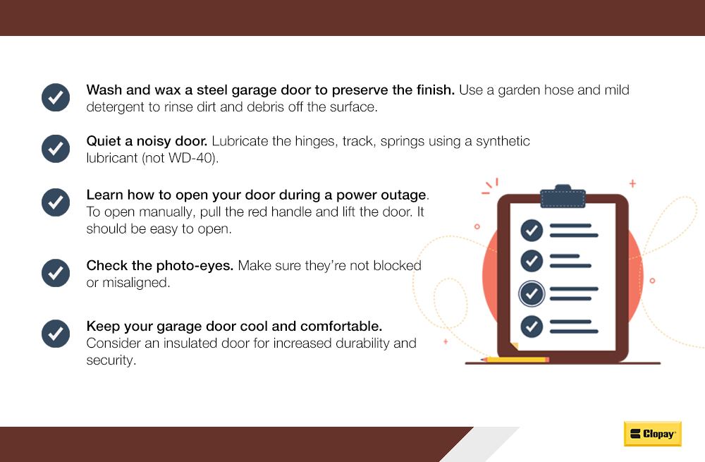 Garage Door Maintenance Tips