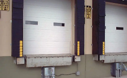 Clopay Specialty Products | Breakaway bottom of a commercial overhead door dock seal